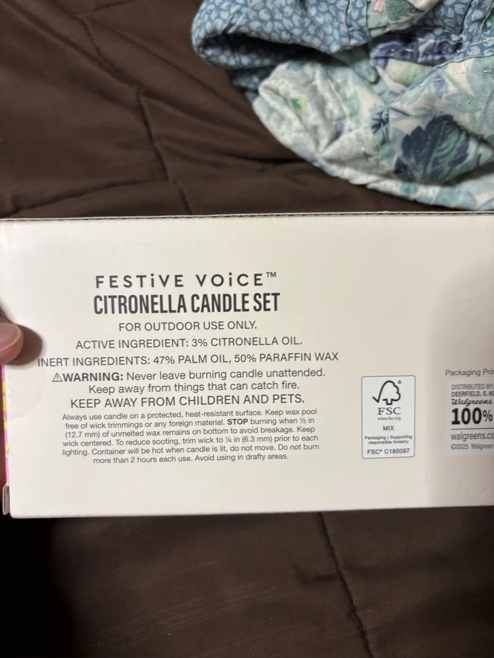 N/A citronella candle